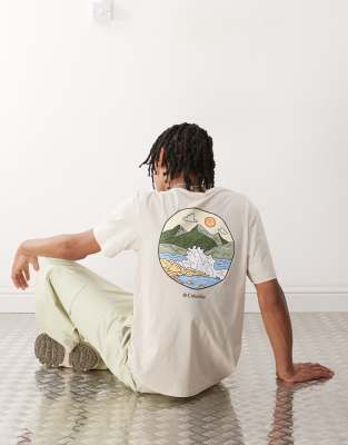 Columbia - Stark Creek - T-shirt beige con grafica - view 1
