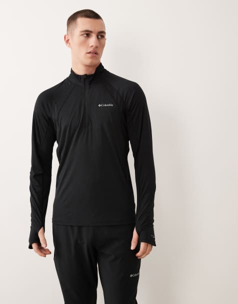 Columbia – Stealth Spring – Oberteil in Schwarz mit kurzem Reißverschluss - view 1