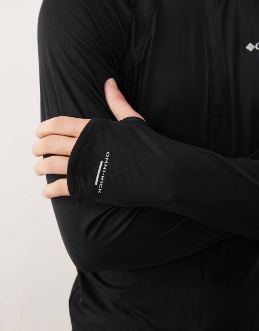Columbia – Stealth Spring – Oberteil in Schwarz mit kurzem Reißverschluss, 3 von 5