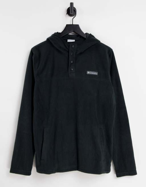 Columbia Steens Mountain 1/2 snap hoodie in black