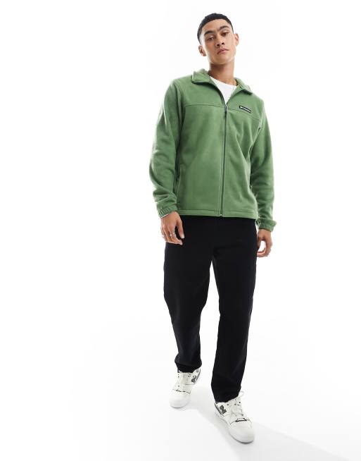 Columbia – Steens Mountain 2.0 – Sweatshirt in Kantinengrün mit durchgehendem Reißverschluss, 3 von 4