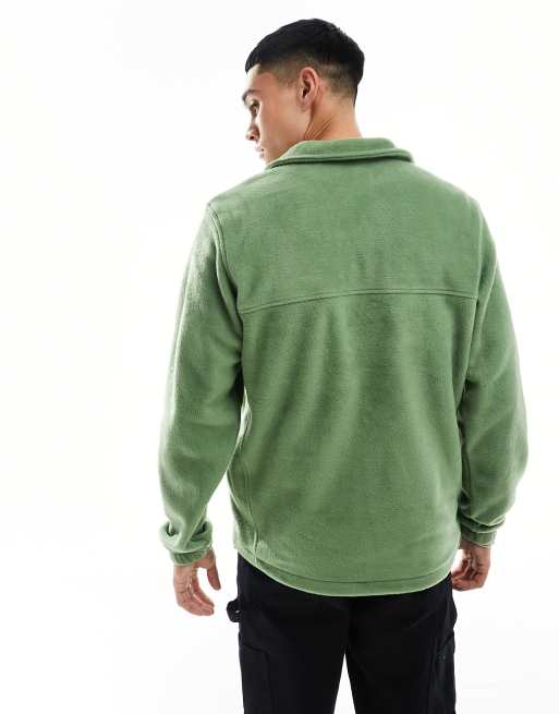 Columbia – Steens Mountain 2.0 – Sweatshirt in Kantinengrün mit durchgehendem Reißverschluss, 4 von 4