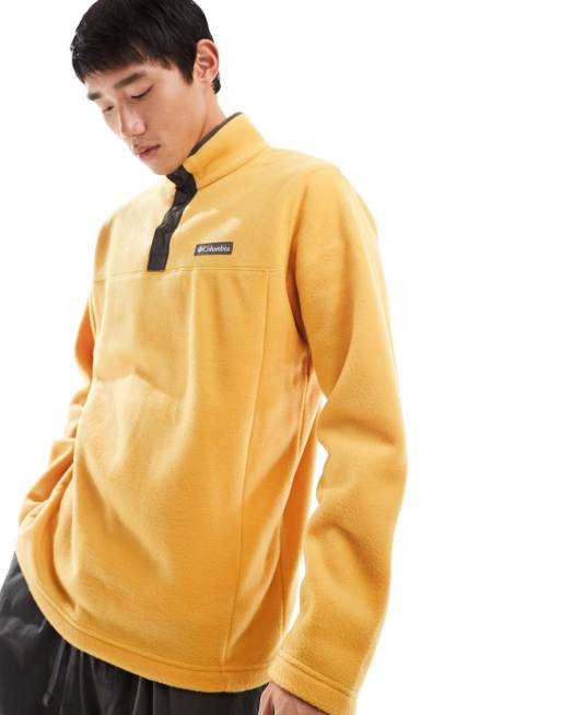 Columbia - Steens Mountain - Fleece met halve drukknoopsluiting in geel