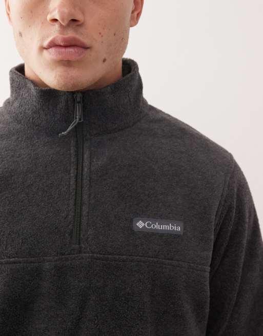 Columbia – Steens Mountain – Fleece-Sweatshirt in Anthrazit mit kurzem Reißverschluss, 5 von 5