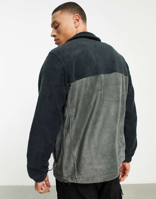 Columbia Back Bowl full zip fleece in gray