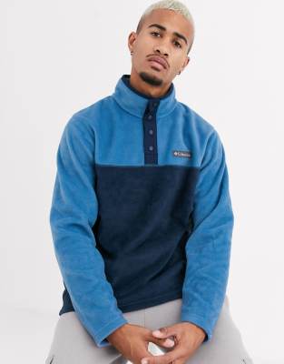 columbia snap fleece