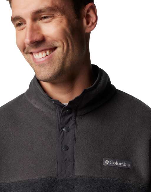 Columbia Steens mountain half snap ii fleece in grey, 3 of 4