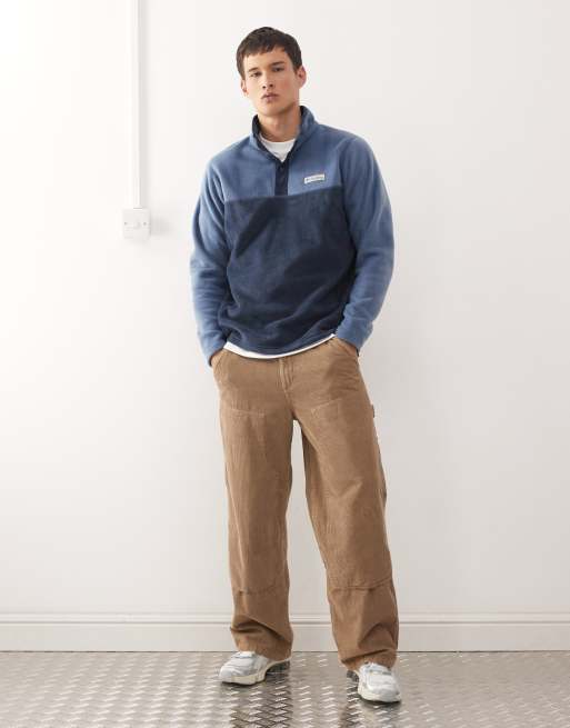 Columbia - Steens Mountain Half Snap II - Mørkeblå fleece, 2 af 5