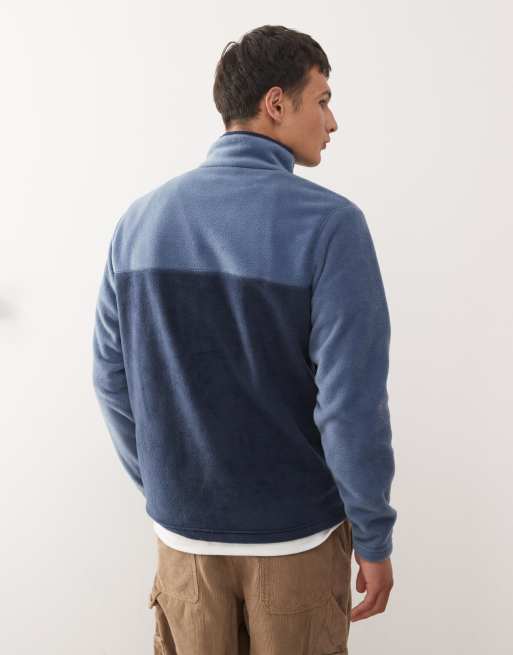 Columbia - Steens Mountain Half Snap II - Mørkeblå fleece, 3 af 5