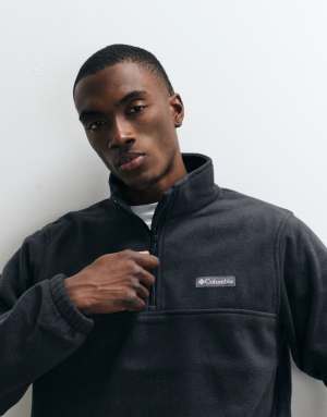 Columbia Steens Mountain half zip fleece in black