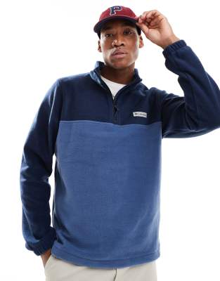 Steens Mountain half zip fleece in blue