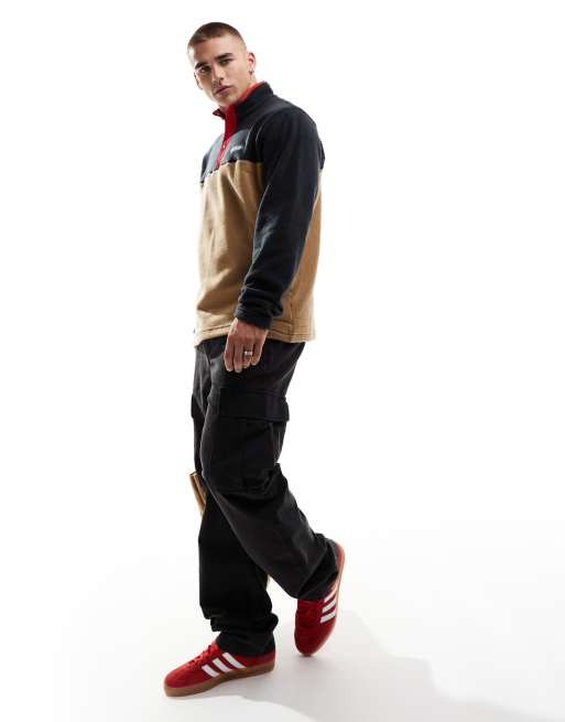 Columbia - Steens Mountain II - Brun fleece med halv knapstolpe med trykknapper, 4 af 4