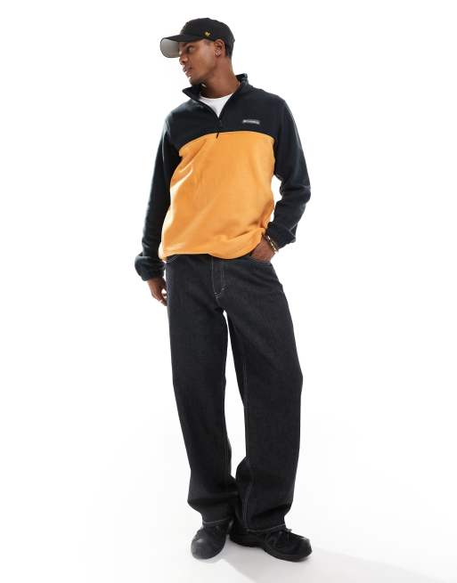Columbia - Steens Mountain - Orange fleece-trøje med halv lynlås, 2 af 4