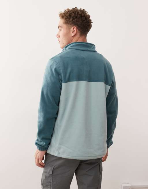 Columbia - Steens Mountain - Pile blu con zip corta, 3 di 5