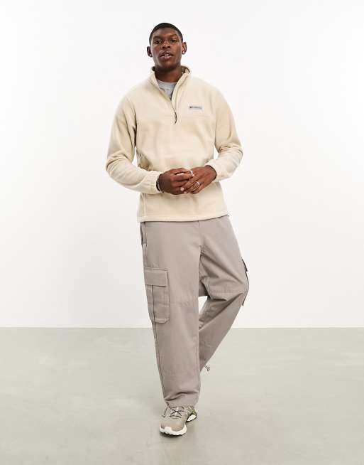 Columbia - Steens Mountain - Pile color pietra con zip corta, 4 di 4