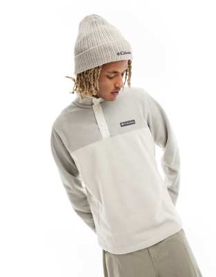 Columbia - Helvetia - Pile beige con bottoni a pressione e stampa