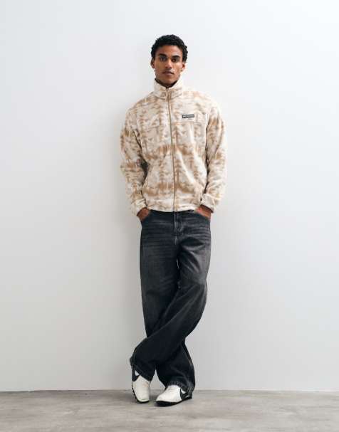 Columbia Steens Mountain printed fleece in beige - view 1