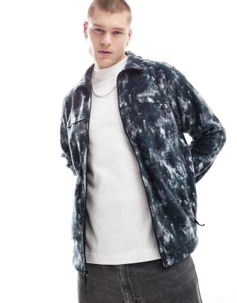 Columbia Steens Mountain printed jacket in grey - view 1