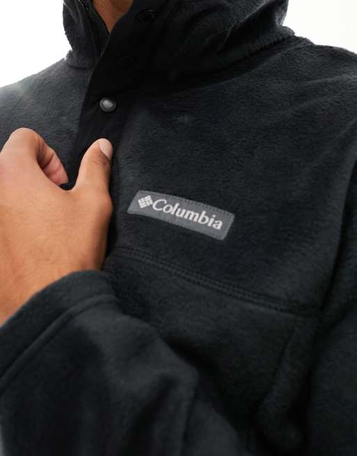 Columbia – Steens Mountain – Svart fleece med tryckknappar, 2 av 4