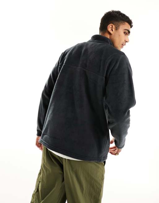Columbia – Steens Mountain – Svart fleece med tryckknappar, 3 av 4