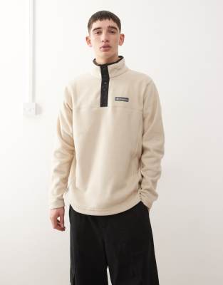 Columbia - Steens Mountain II - Polaire avec demi-patte à boutons-pression - Crème-Marron