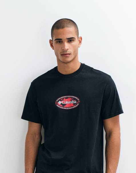 Columbia Street Tech camiseta gruesa en negro - view 1