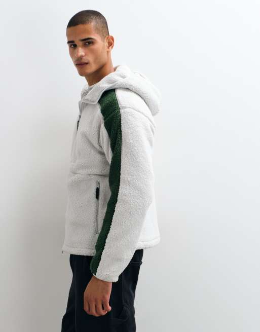 Columbia Street Tech CSC fleece hoodie in beige, 3 of 5