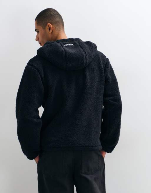 Columbia Street Tech CSC fleece hoodie in black, 5 of 5