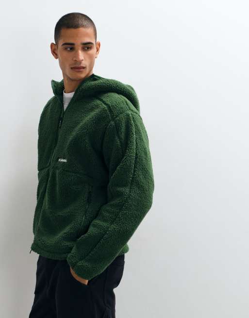 Columbia Street Tech CSC fleece hoodie in green, 2 of 5