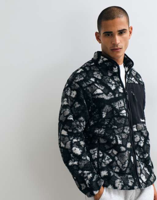 Columbia Street Tech CSC MTN forro polar estampado de camuflaje negro, 2 de 5