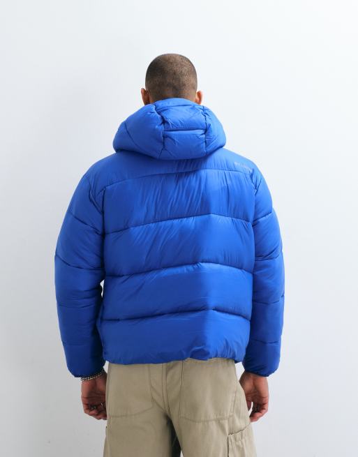 Columbia Street Tech CSC Stormwall balaclavajack in blauw, 4 van 5