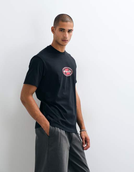 Columbia Street Tech schweres T-Shirt in Schwarz, 3 von 5