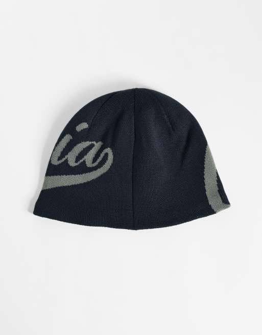 Columbia Street Tech Skull beanie in black, 3 of 3