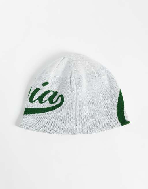 Columbia Street Tech Skull beanie in grey, 2 of 3