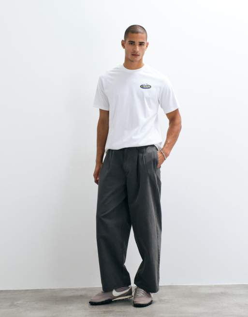 Columbia Street Tech Snowy Peaks t-shirt pesante bianca, 3 di 5