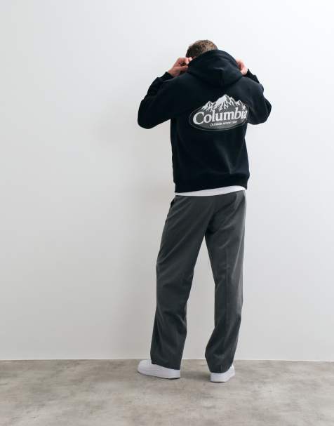 Columbia Street Tech Worldwide heavyweight hoodie in black - view 1