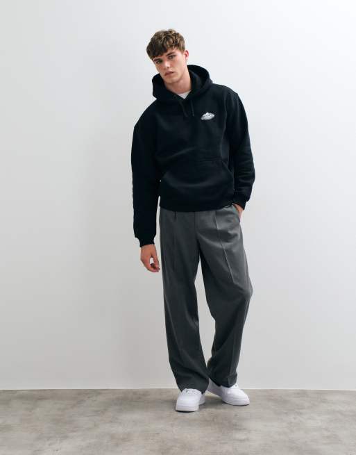 Columbia Street Tech Worldwide heavyweight hoodie in black, 2 of 5