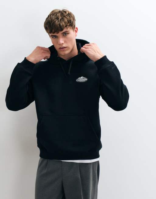 Columbia Street Tech Worldwide heavyweight hoodie in black, 3 of 5