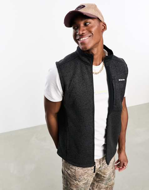 Men's fleece vests outlet clearance