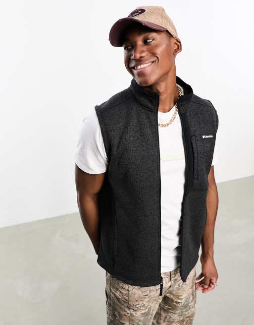 Black shop columbia vest