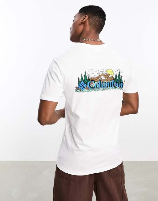 Columbia Talbert Ridge back print t-shirt in white Exclusive to ASOS, 4 of 4