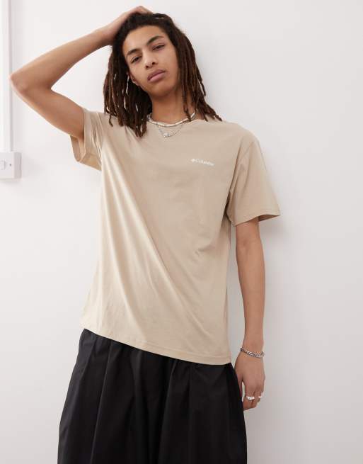 Columbia – Talbert Ridge – Kamiennobeżowy T-shirt z grafiką, 4 z 4