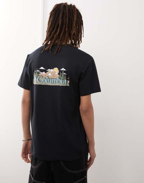 Columbia Talbert Ridge short sleeve graphic t-shirt in black - view 1