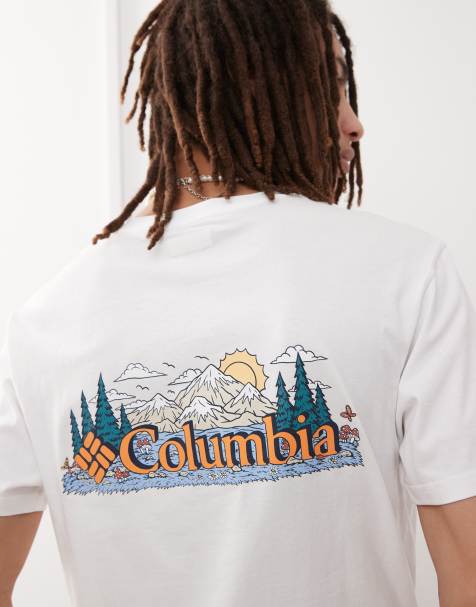 Columbia – Talbert Ridge – Vit t-shirt med tryck - view 1
