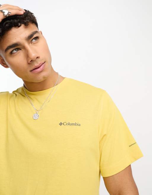 Columbia Thistletown Hills t-shirt in yellow, 2 of 4