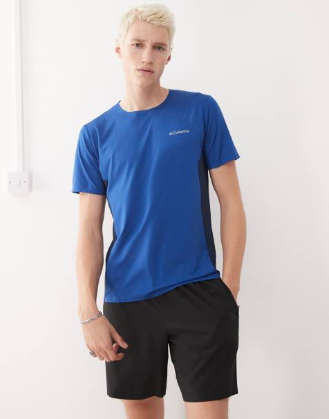 Columbia – Three Pitch – Kurzärmliges T-Shirt in Blau mit Rundhalsausschnitt - view 1