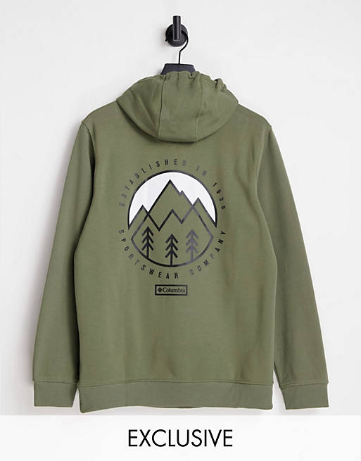  Columbia Tillamook Graphic hoodie in green Exclusive at  