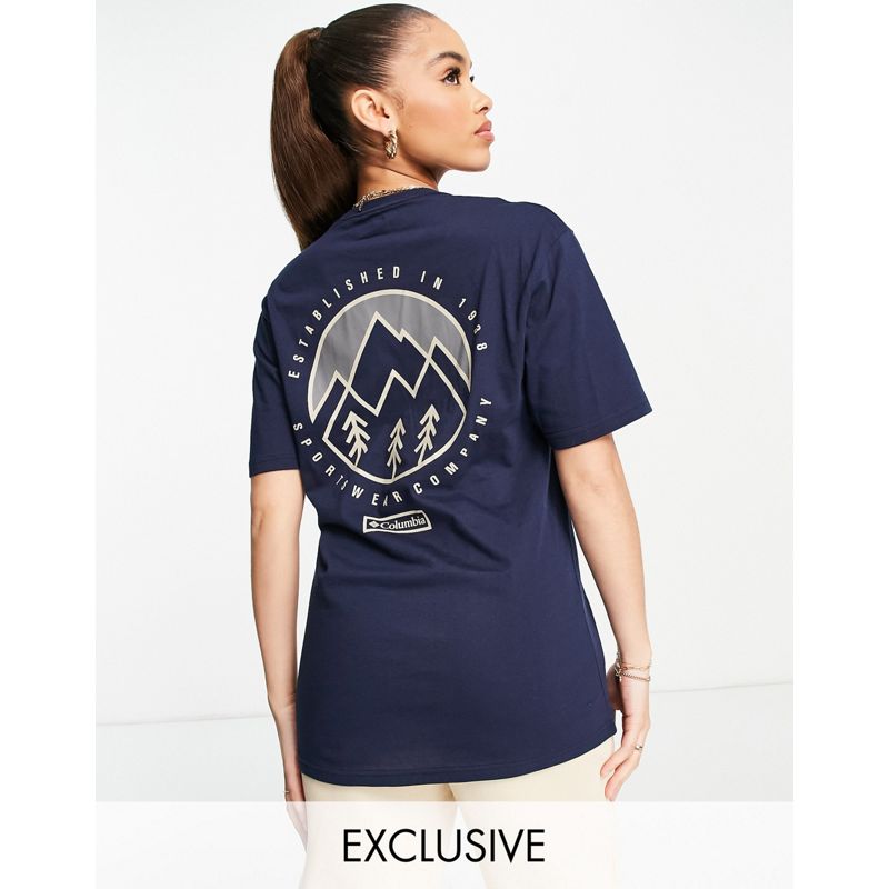 Donna Top Columbia - Tillamook - T-shirt blu navy - In esclusiva per 