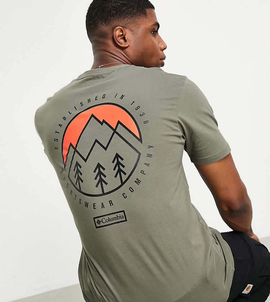 Columbia – Tillamook – T-Shirt in Grün