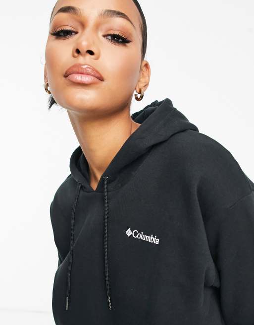 Asos black hoodie womens sale